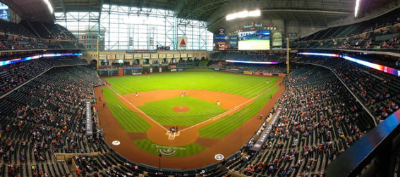 Interior of Minute Maid Park