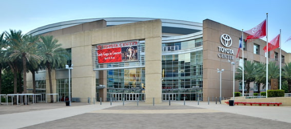 The Toyota Center in Houston